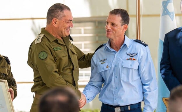 The incoming commander, Major General Omer Tishler