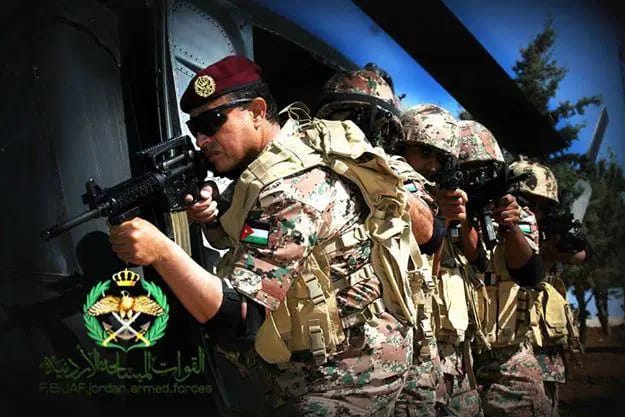 Jordanian army forces