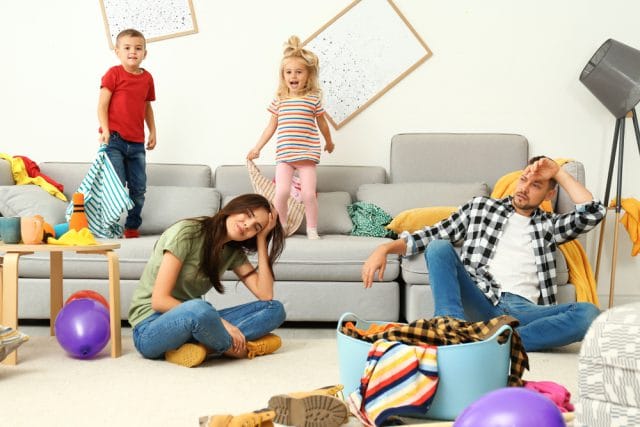 Parents and their children