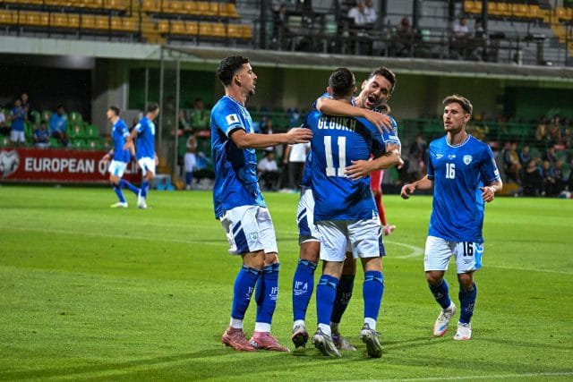 Israel national team against Moldova | Photo: Flash90