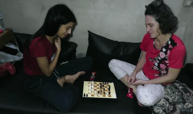 Eden Yerushalmi plays with Carmel