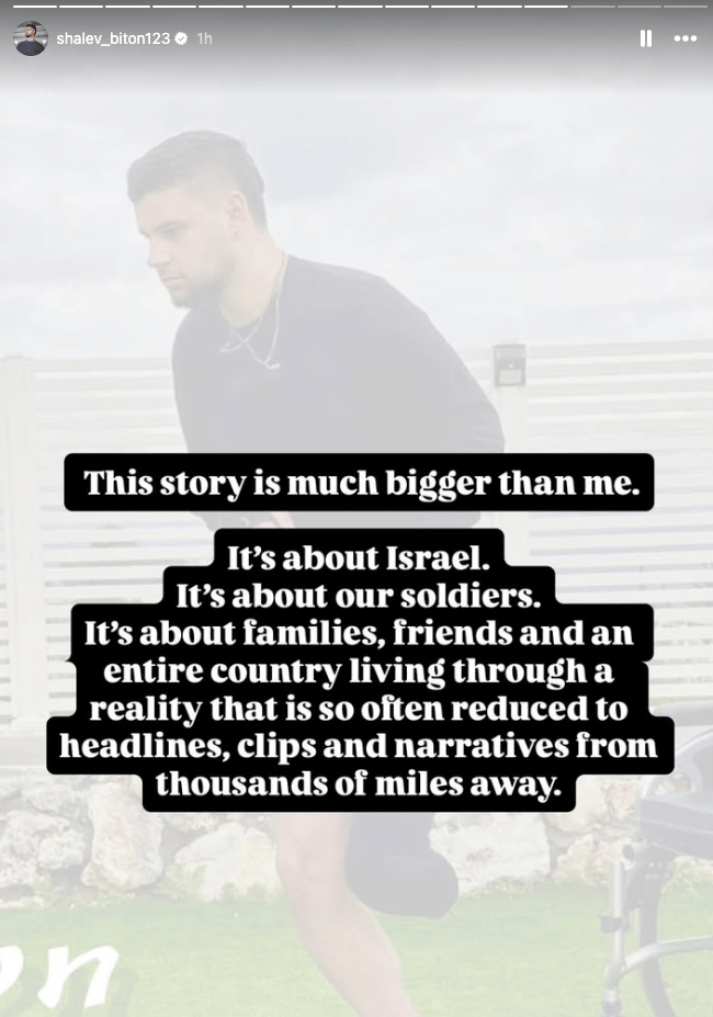 Photo: Shalev Bitton's Instagram