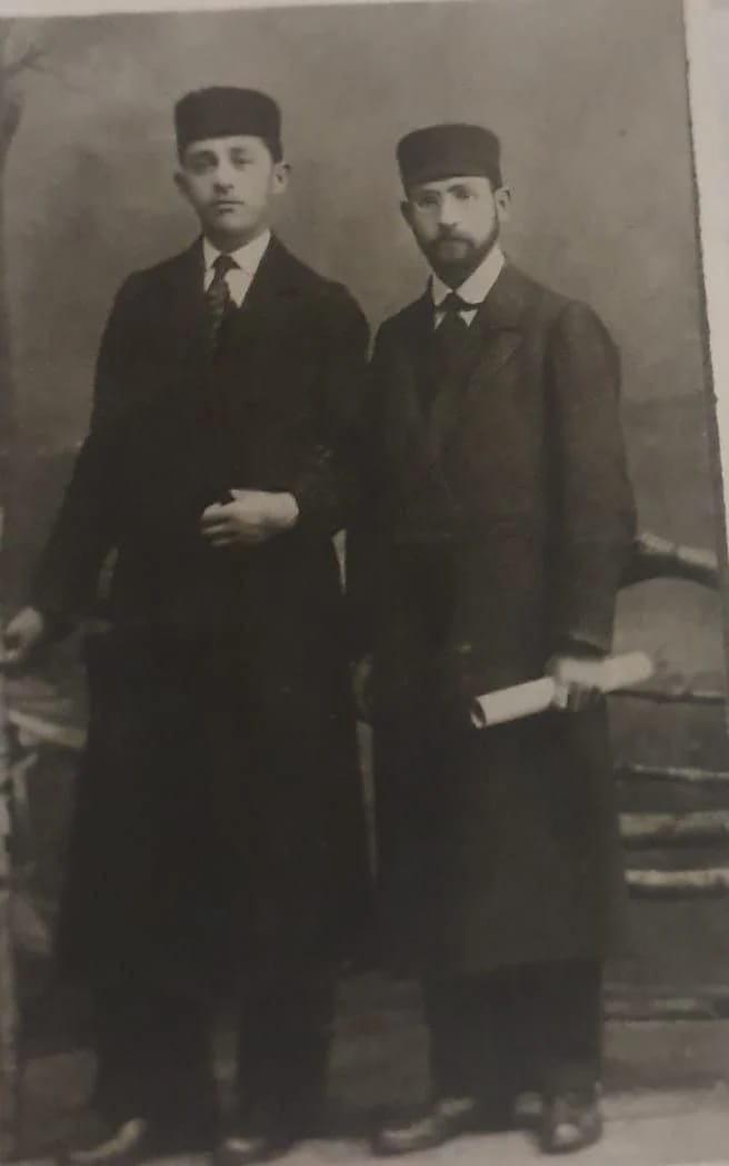 Right side: Moshe Nachum Luksenburg, my grandfather’s father 