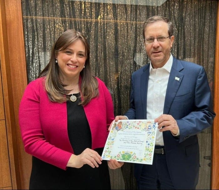 Herzog, wants to invite the king to visit Israel