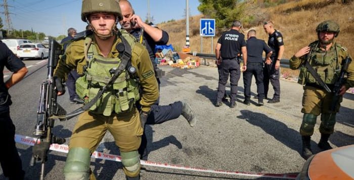 The scene of the attack