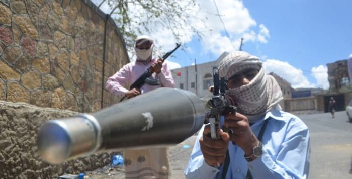Houthi army in Yemen.
