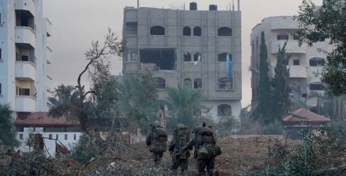 IDF forces in the Gaza Strip.