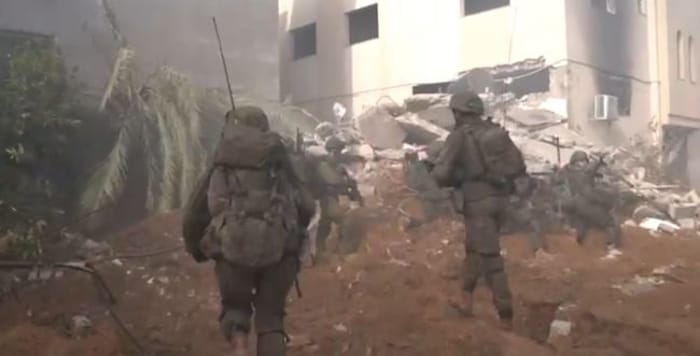 IDF soldiers in Khan Yunis, Gaza.