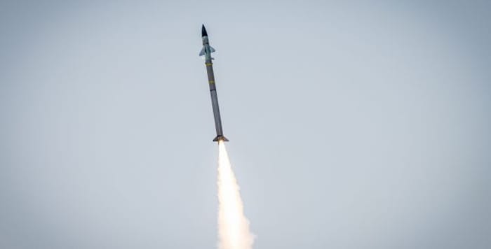 Iron Dome interception 