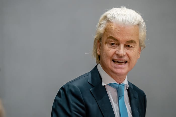 "Not in my name!" Geert Wilders.