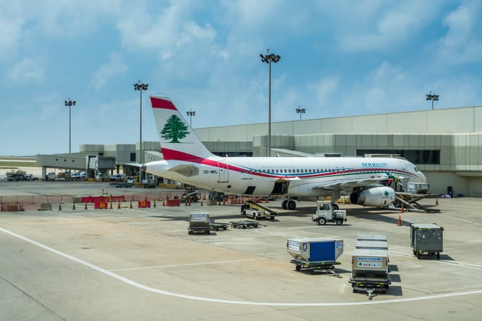 Beirut International Airport.