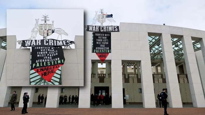Pro-Palestine Protest Breaches Australian Parliament Security on Independence Day