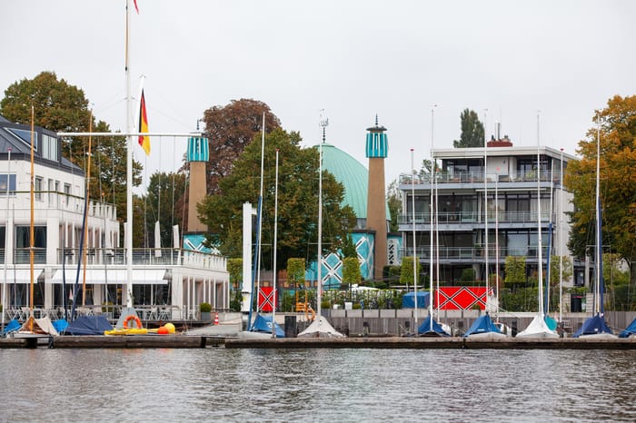 Iranian mosque in Hamburg Germany