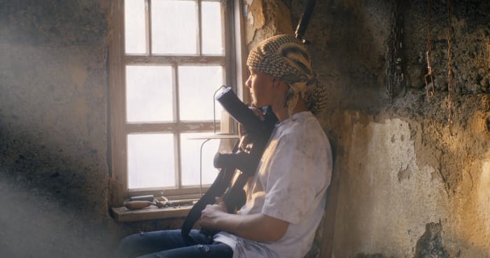 Teenager with gun