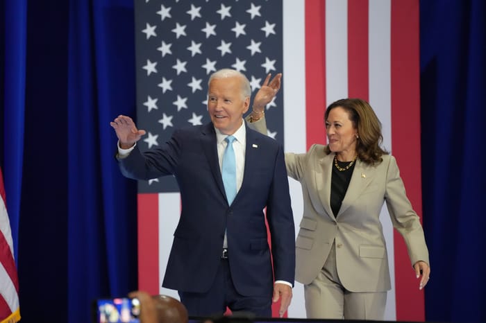 President Joe Biden; Vice President Kamala Harris, August 2024