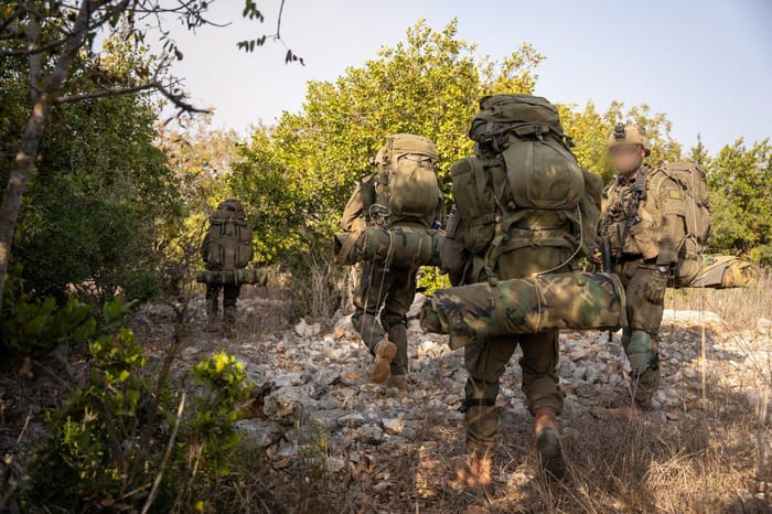 IDF soldiers operating in southern Lebanon, 19 October 2024