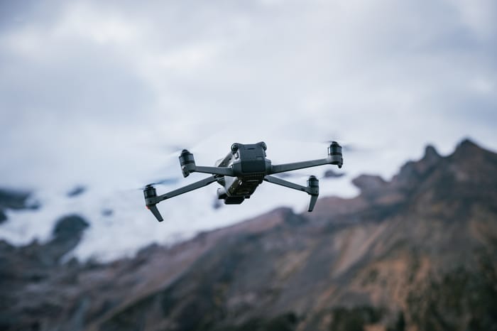 Drone. Illustration.