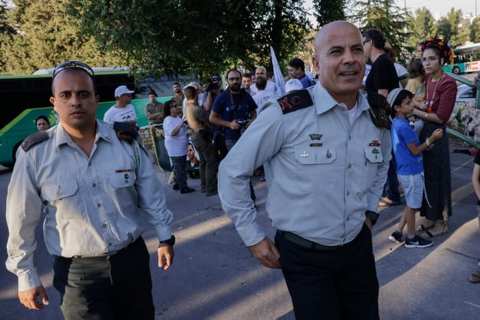 Major General Ghasan Alyan commander of the Unit for the Coordination of Government Activities in the Territories (COGAT)