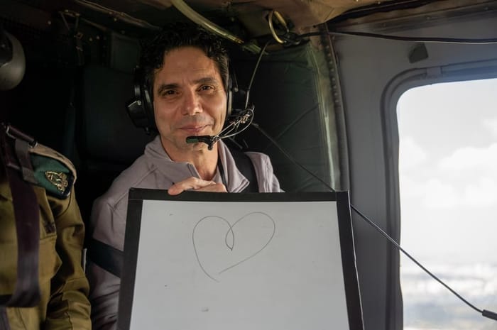 Ofer Calderon on his way back to Israel