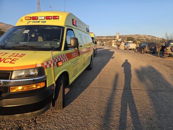 MDA ambulance on the scene.