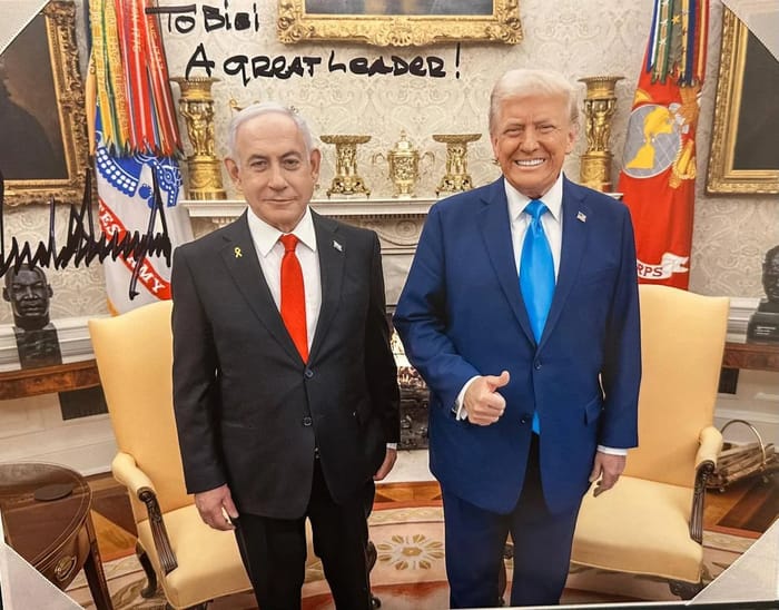 Netanyahu with Trump