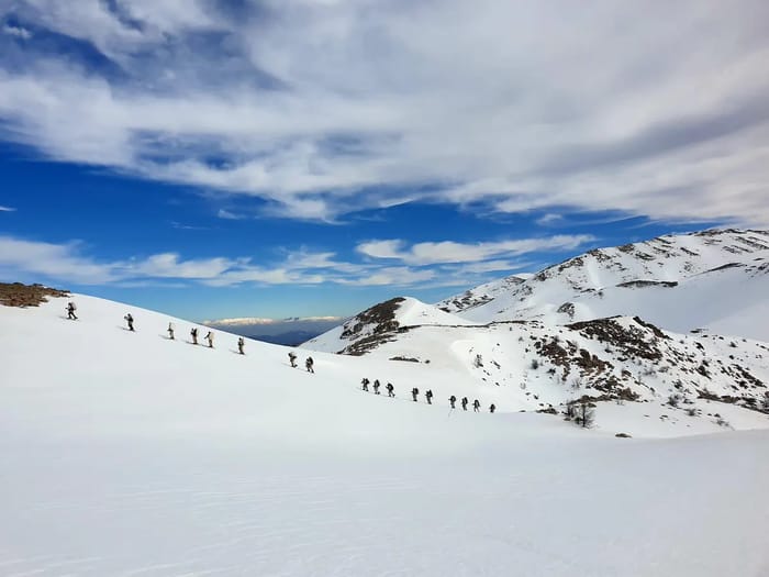 IDF warriors on Mount Hermon