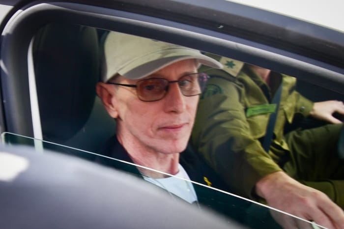 Released Israeli hostage Ohad Ben Ami seen after leaving the hospital, arriving with his family to an apartment his family is renting n Tel Aviv, February 13, 2025