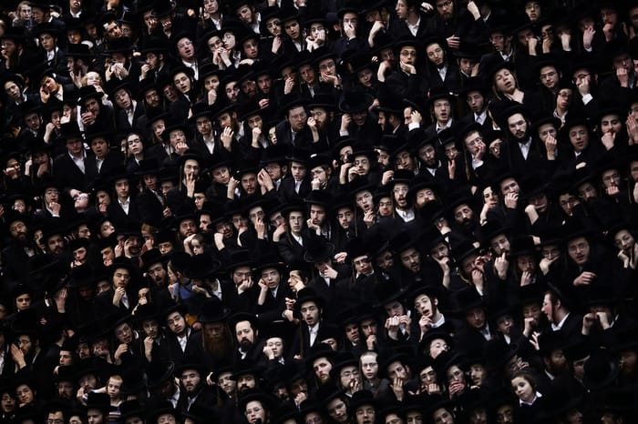 Ultra-Orthodox Jewish men in Jerusalem 