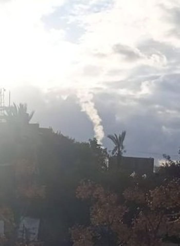 Failed rocket launch