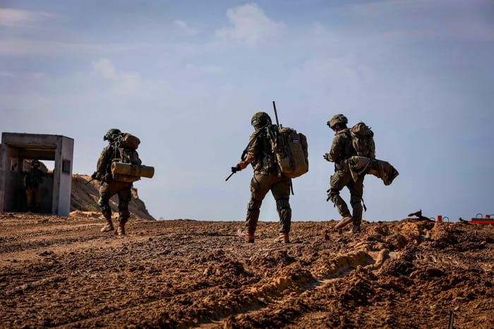 IDF forces in Bait Lahia.