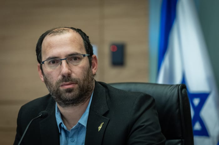 MK Simcha Rothman, one of the Land of Israel Lobby's leaders.