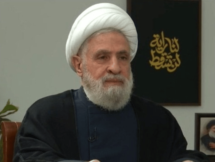 Hezbollah leader Sheikh Naim Qassem.