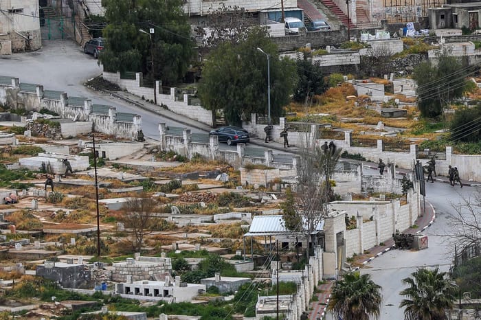 Ancient cemetery in Hebron