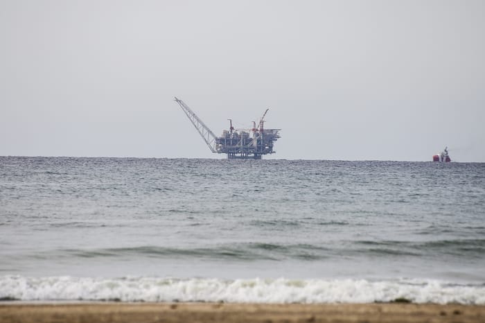 Leviathan gas rig.