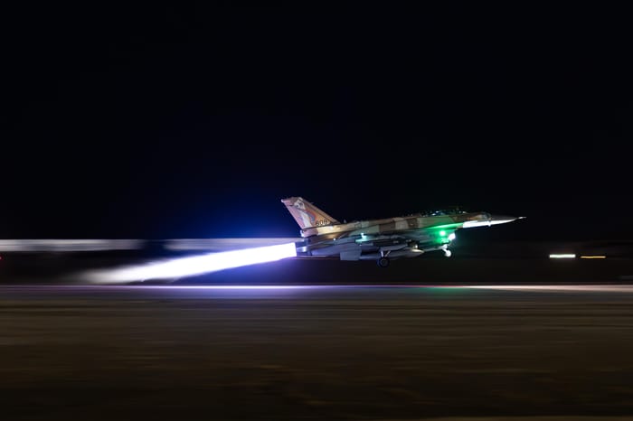 Air Force taking off to strike Gaza