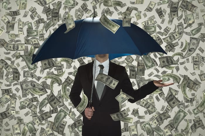 It's raining money