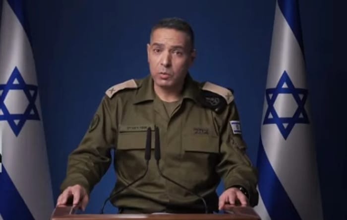 IDF Spokesperson Eli Defrin.