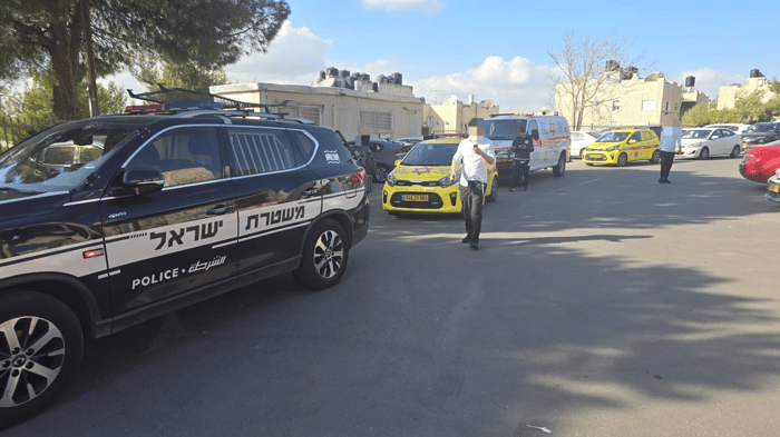 Scene of the crime in Jerusalem