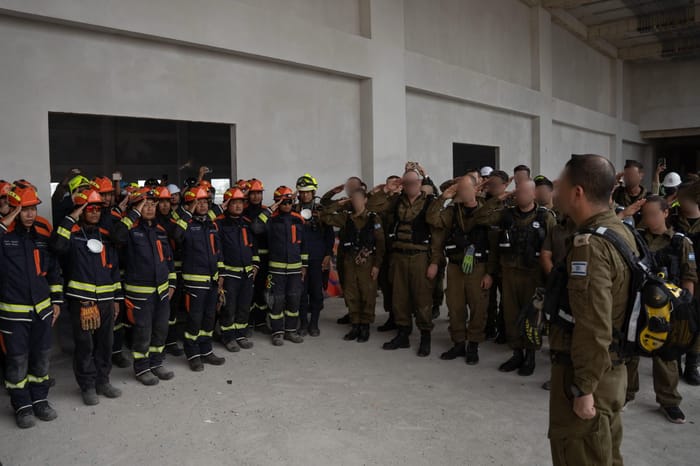 IDF home front rescue unit depart from scene of the earthquake in Thailand