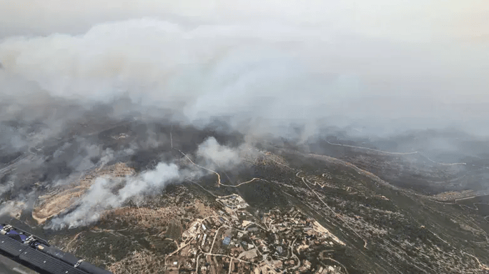 Fire in Beit SHemesh area