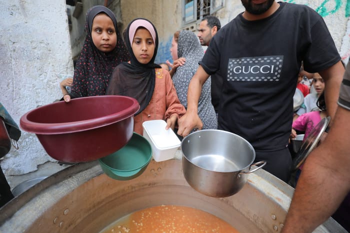 Gaza aid.