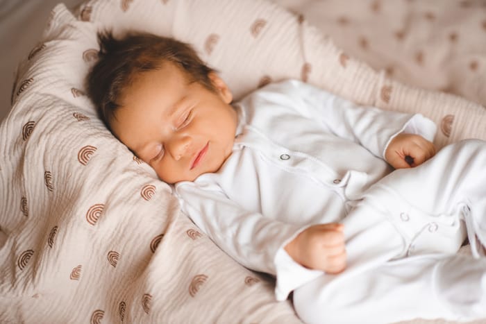 Cute infant baby boy 