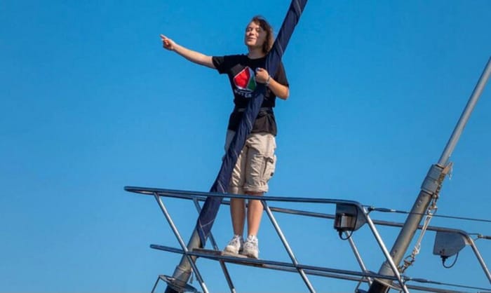 Greta Thunberg on Freedom Flotilla