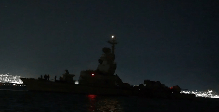 Israel Navy ship.