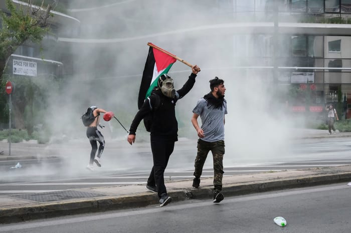 Pro-Palestine Protest in Athens