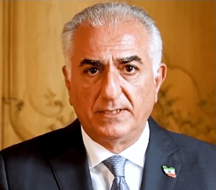 Crown Prince Reza Pahlavi.