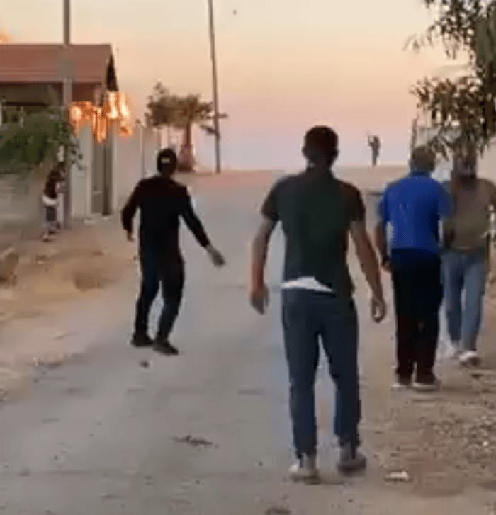 Clashes in Kafr Malik.