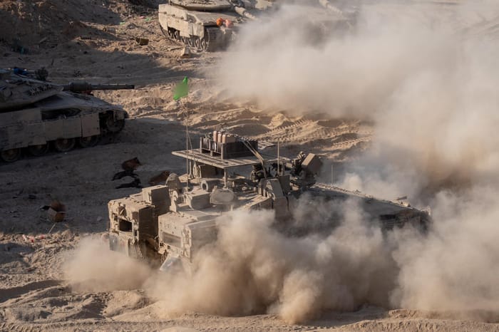 IDF forces in the Gaza Strip.