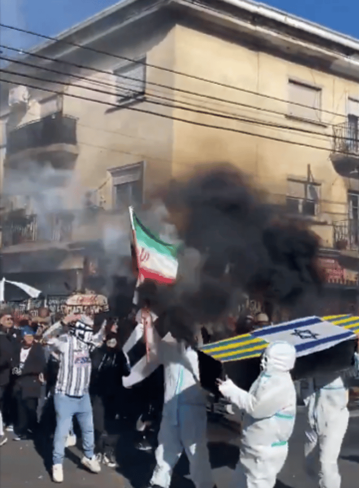 Antisemitic Argentine football fans