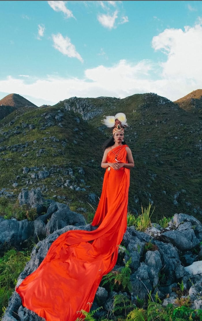 Merince Kogoya, former Miss Indonesia 2025 finalist